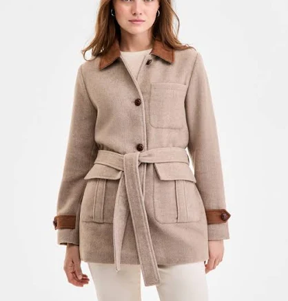 Steve Madden Women's Belted Single-Breasted Jacket