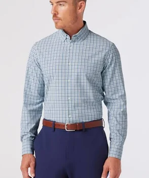 Mizzen+Main Leeward Ls Dress Shirt Leaf Austin Plaid
