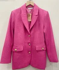 Barbie Pink Boucle Blazer