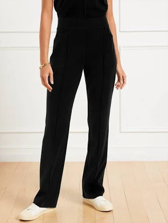 Women's Talbots Passport Ponte Pintuck Straight Leg Pants