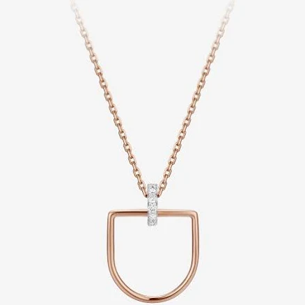 Signature. D Lab Diamond Gold Necklace