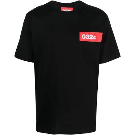 Men's 032c Logo-Patch Short-Sleeve T-Shirt