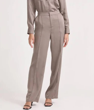 Tencel Side Slit Pants
