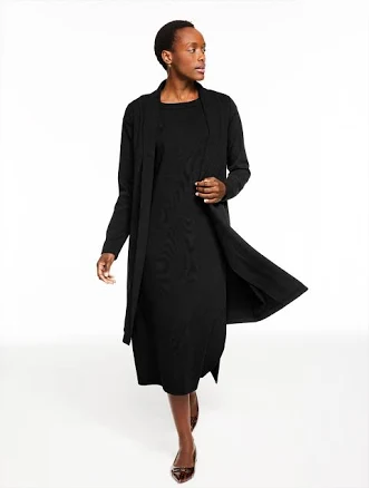 Talbots Women's Passport Ponte Duster Cardigan