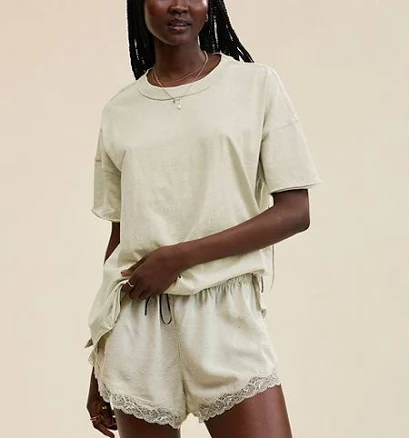 Aerie Women's Oversized Crew Boyfriend T-Shirt