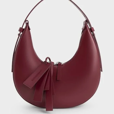 Charles & Keith Carey Crescent Hobo Bag