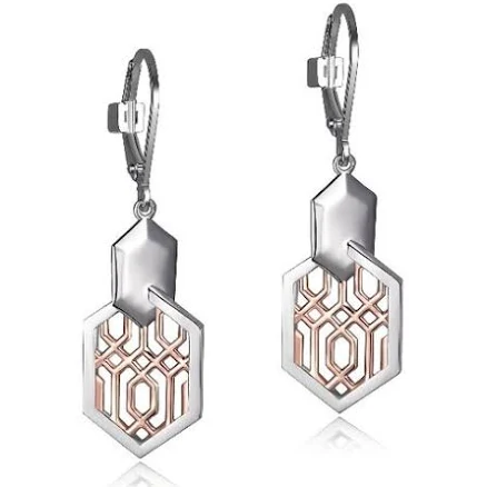 ELLE Lattice Dangle Earrings