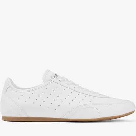 Jimmy Choo Sunny F White And Gum Leather Mix Low top Trainers