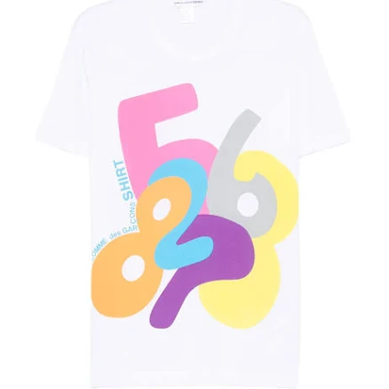 COMME des GARÇONS Men's Number Print T-Shirt