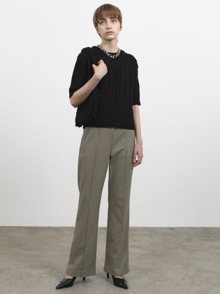 R Side Snap Check Pants