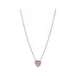 Pandora Sterling Silver Elevated Heart Necklace