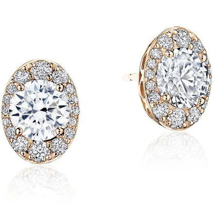 Oval Bloom Diamond Earrings