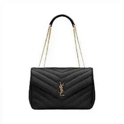 Women Saint Laurent Loulou Large Bag Matelassé Lambskin