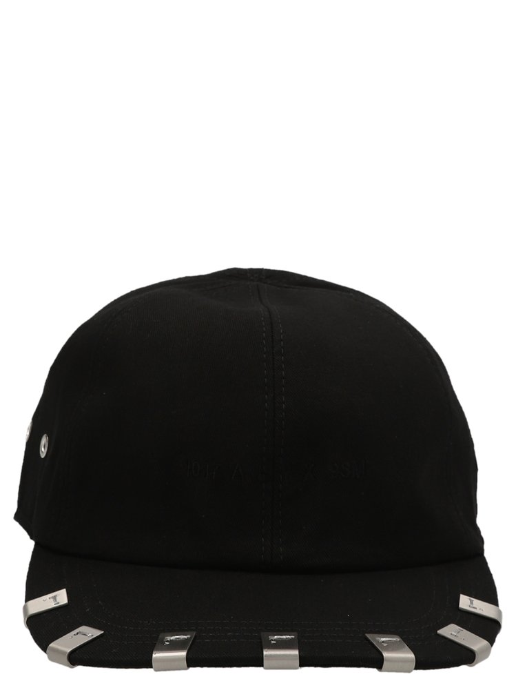 Pin Embellished Baseball Cap