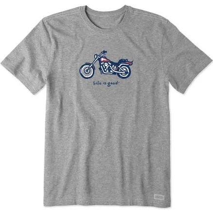 Life Is Good Men's Vintage Motorcycle T-Shirt