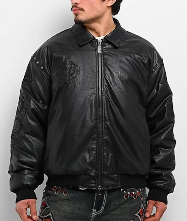 Ninth Hall Dismantle Studded Bomber Jacket