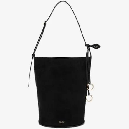 ALAÏA Hip Large Bucket Bag in Calfskin