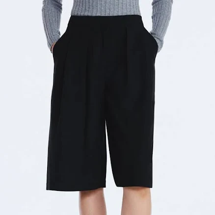 Scoop Women's Pleated Culotte Pants