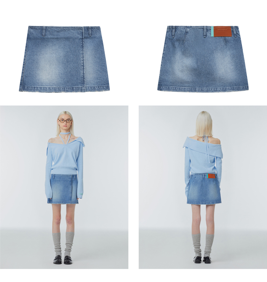 Denim Mini Skirt