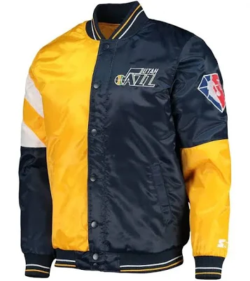 Utah Jazz 75th Anniversary Satin Jacket