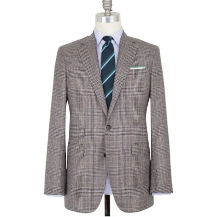 Glen Plaid Hopsack Jacket