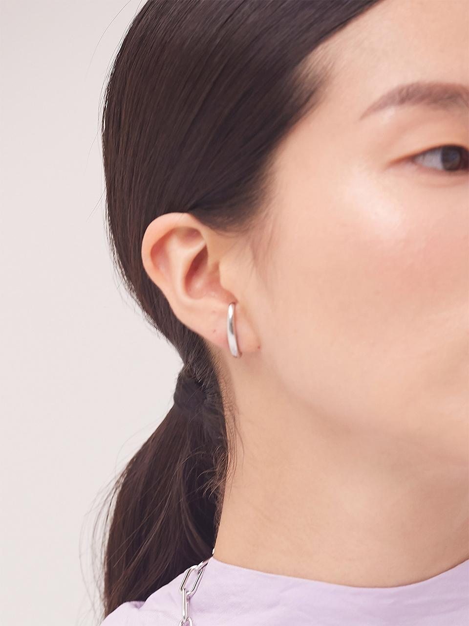 Bow Earring Silver