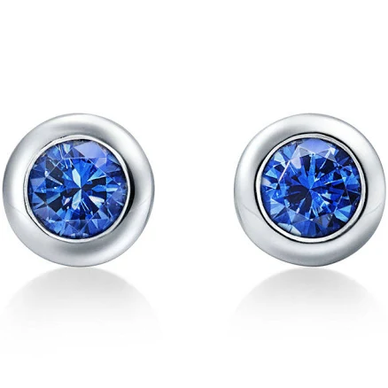 Elsa Peretti Color by the Yard Platinum Earrings