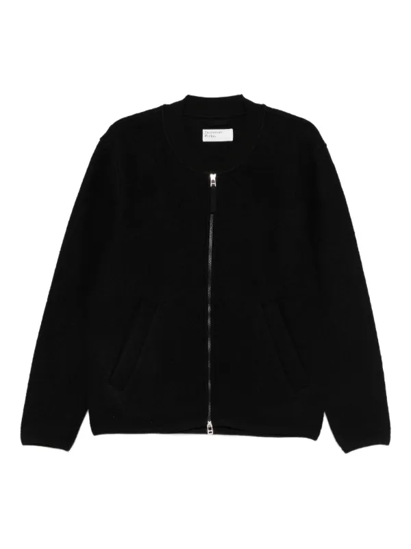 Contrast-zip Bomber Jacket