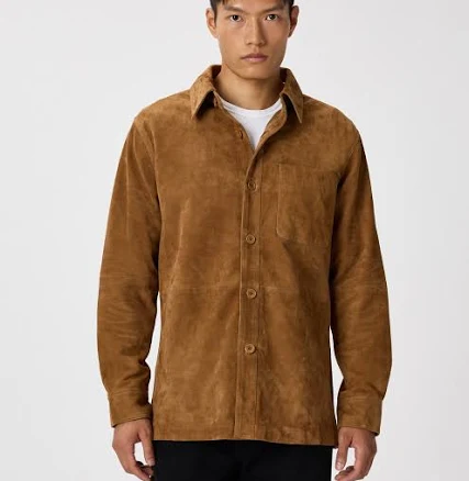 Quince Men's Suede Overshirt