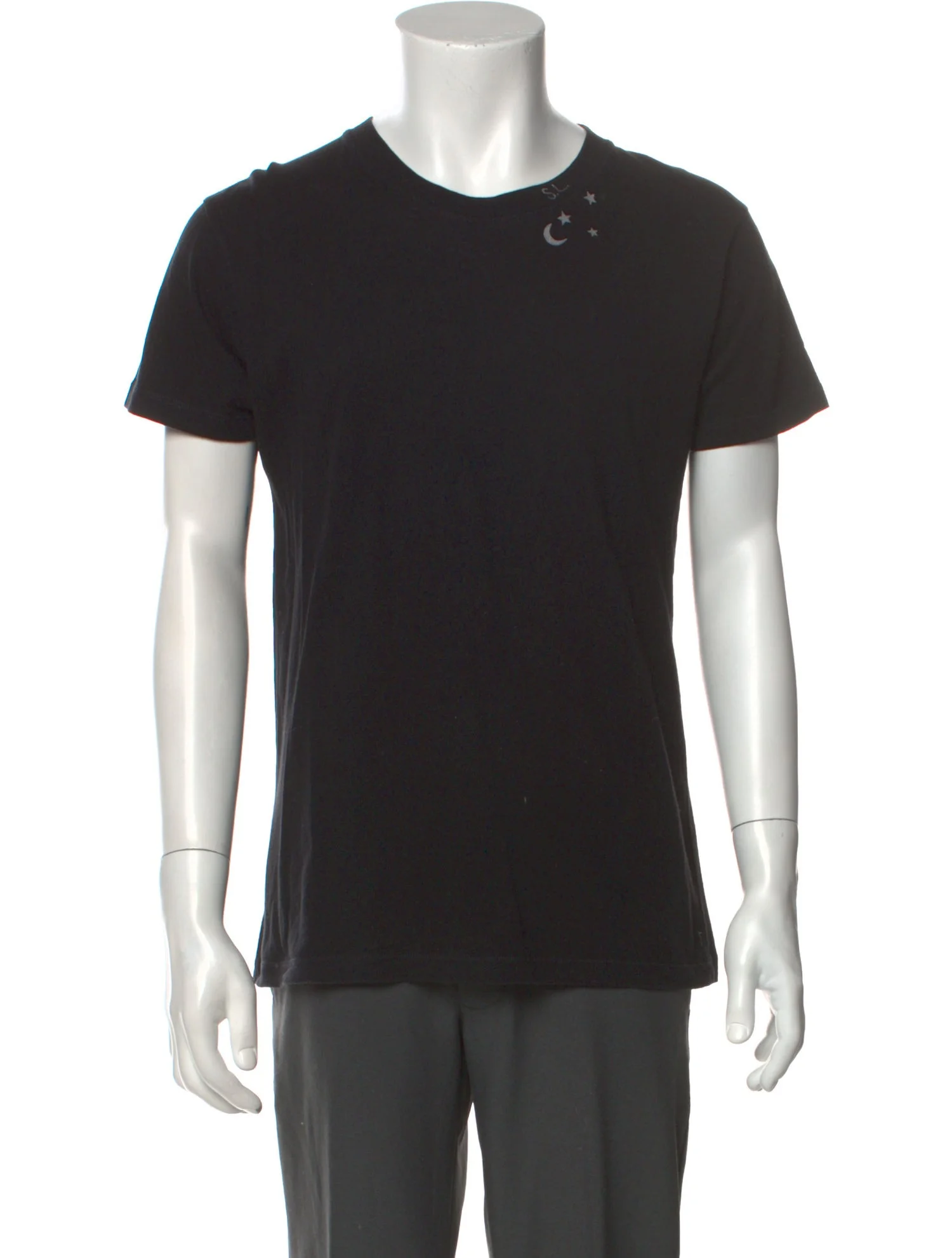 S.L. and star print T-shirt