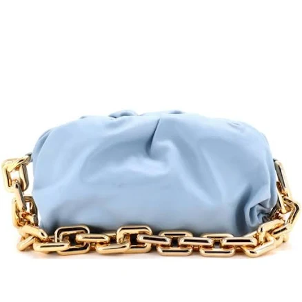 Bottega Veneta Teen Leather Chain Pouch Shoulder Bag
