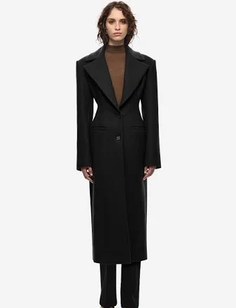 MISHA Hourglass Tailored Wool Coat