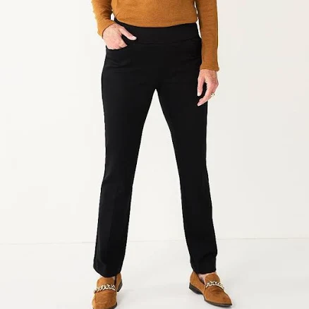 Croft & Barrow Women's Effortless Stretch Pull-On Bootcut Pants