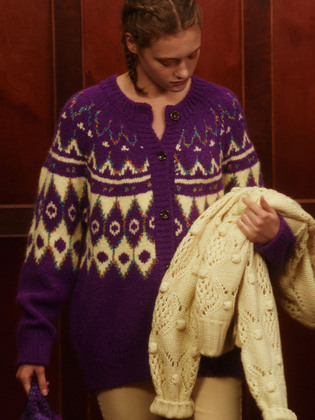 Alpaca Nordic Cardigan
