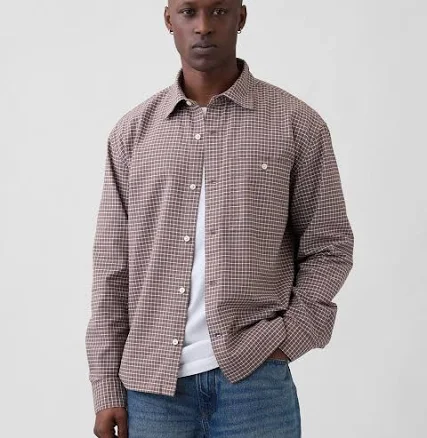 Gap Factory Men's Oxford Shirt In Boxy Fit