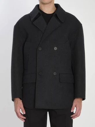 Fendi Double-Breasted Wool Coat