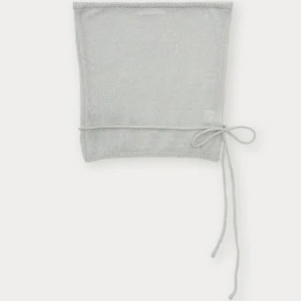 SOMEWHEREBUTTER See-Through Knit Bustier Top