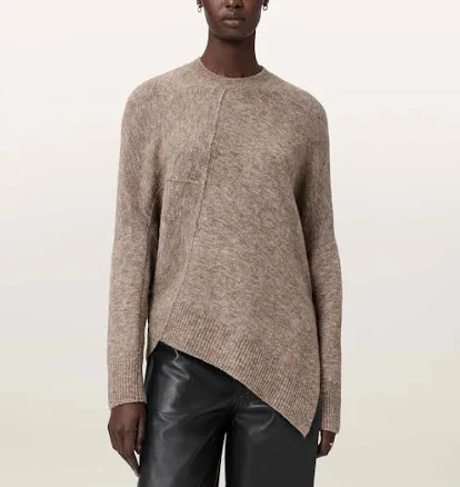 Allsaints Women's Lock Crew Neck Knitted Sweater