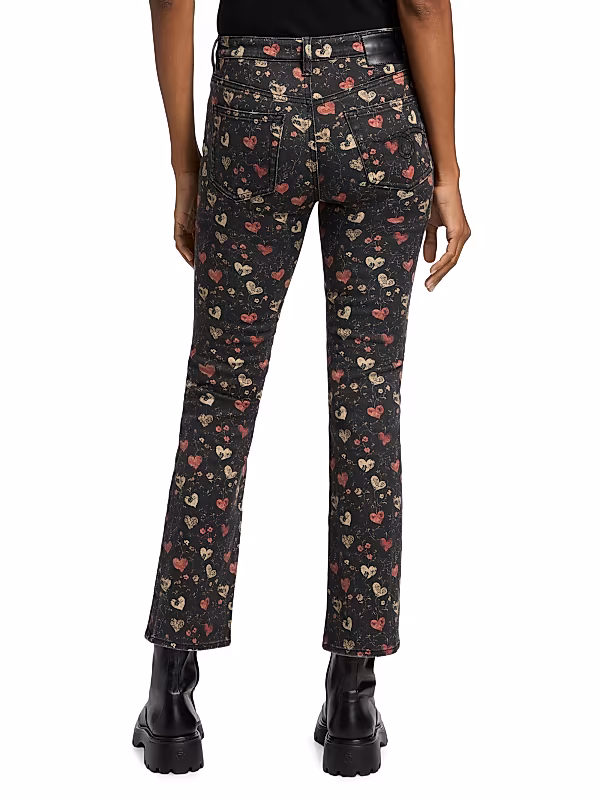 Kick Fit Floral Crop Jeans