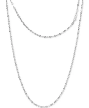 Giani Bernini Jewelry Giani Bernini Disco Link 16" Chain Necklace in Sterling