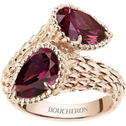 Serpent bohème two-stone ring