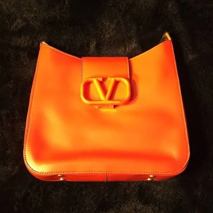 VALENTINO GARAVANI Women's Leather Hobo Crossbody Bag