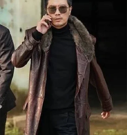 My Name Mu-jin Choi Fur Collar Long Coat