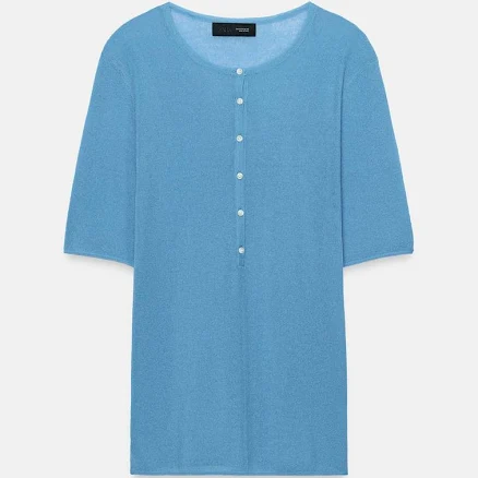 Zara Buttoned Knit Top