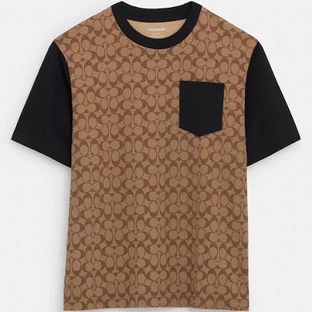 Coach Men's Signature T-Shirt in Organic Cotton