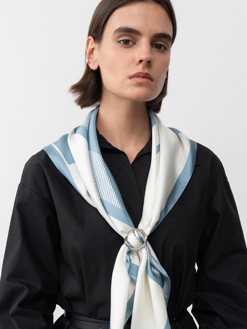 Dan Burr Scarf Blue