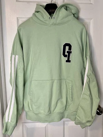 5252 By Oioi Oversized Hoodie Green Hoodie Size Large