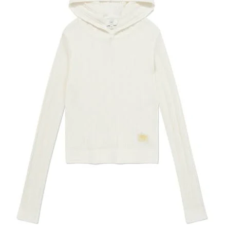 COVERNAT WOMAN Women's Sheer Knit Hoodie
