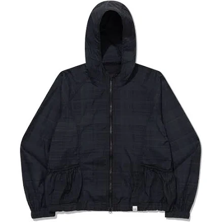 UGLY SHADOW RUFFLE Checkered WINDBREAKER Jacket