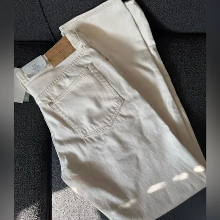 H&M Ladies High Rise Slim Straight Leg Jeans